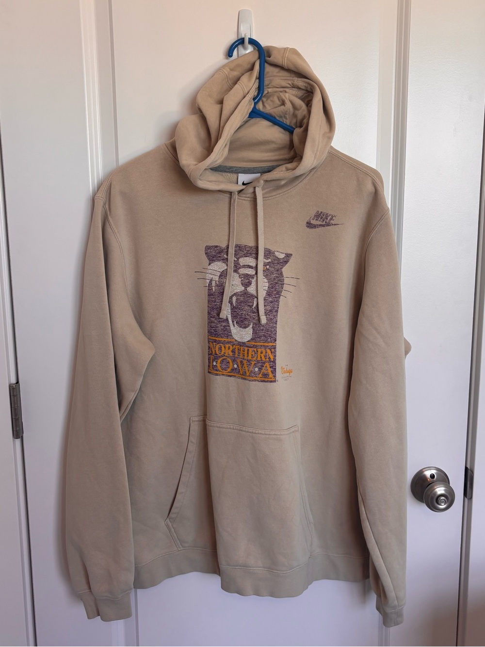 Nike University of Northern Iowa Tan Hoodie